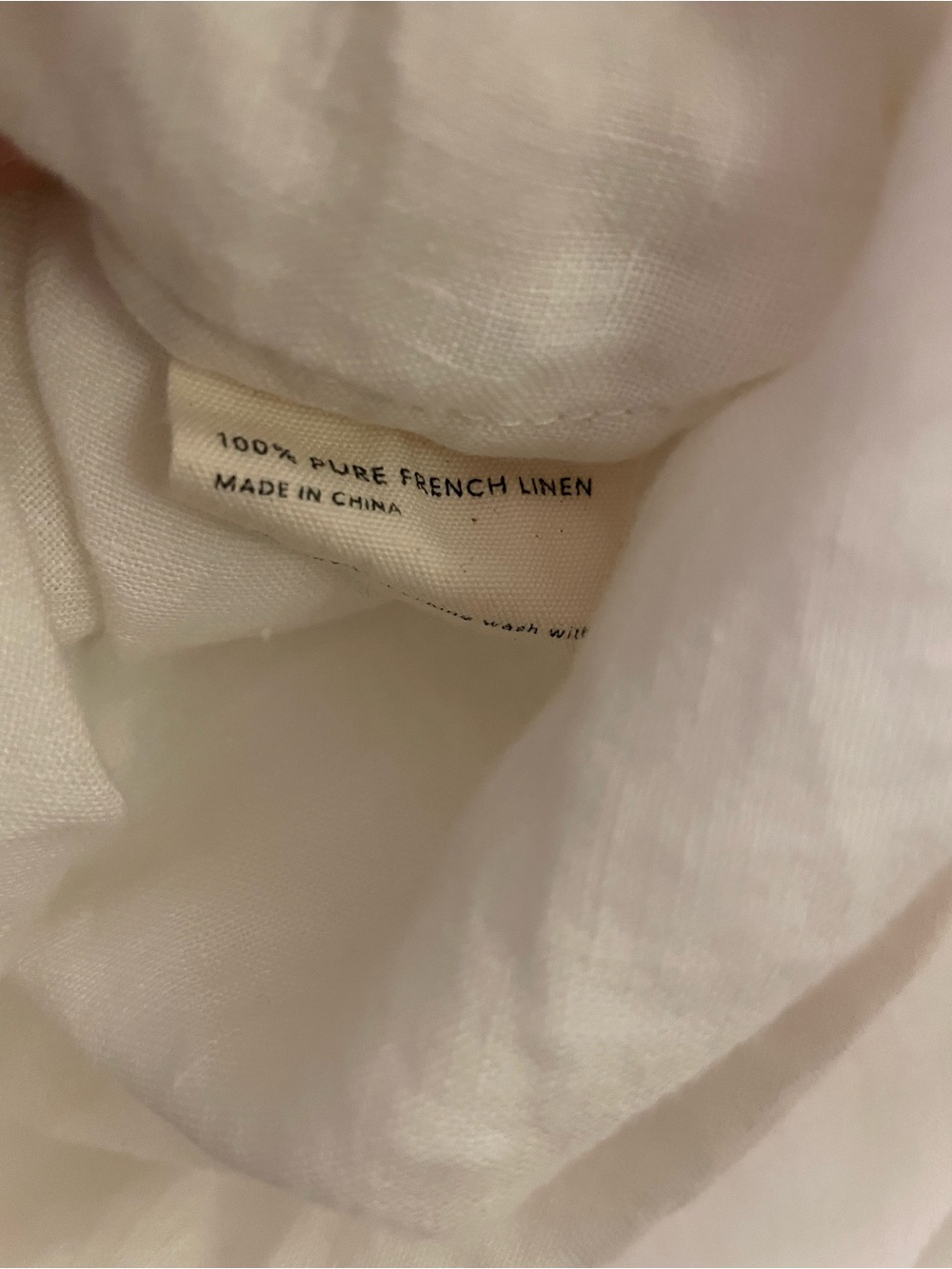 Women’s White Linen Midi Dress - Simple Slip Style - Picture 3 of 5